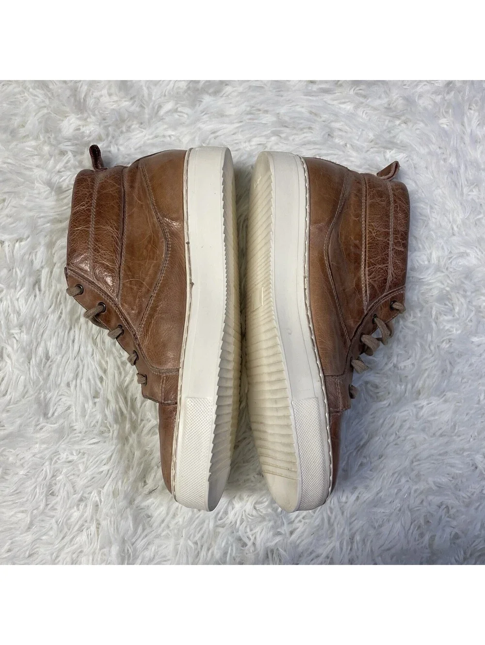 Bed Stu Rossela Tan Leather Rustic Shoes Boots Women's Size 9
